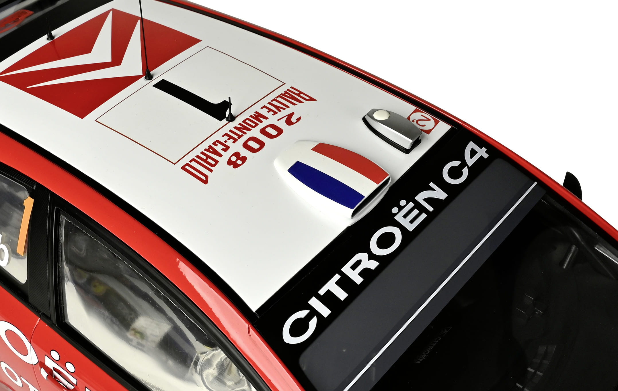 Modellbausatz Citroen C4 WRC 1_8 Rallye Monte Carlo 2008 mit beweglichen Teilen und Soundfunktion