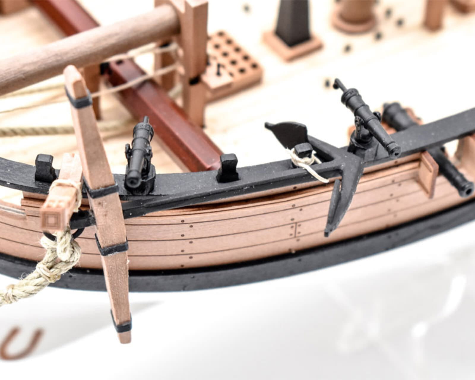 HM Sherbourne 1763 Kutter Modell Bausatz 1_64