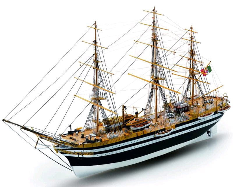 Amerigo Vespucci Bausatz 1_150 Mamoli Segelschulschiff Modell Amerigo Vespucci Bausatz 1_150 Mamoli - Italienisches Segelschulschiff Modell