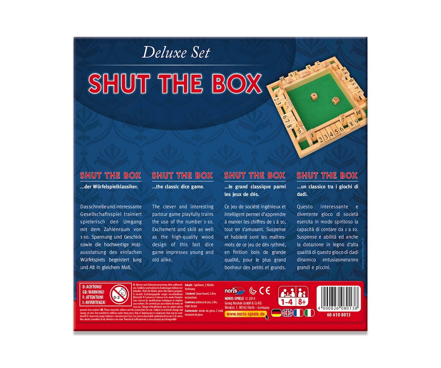 Noris Deluxe Shut the box