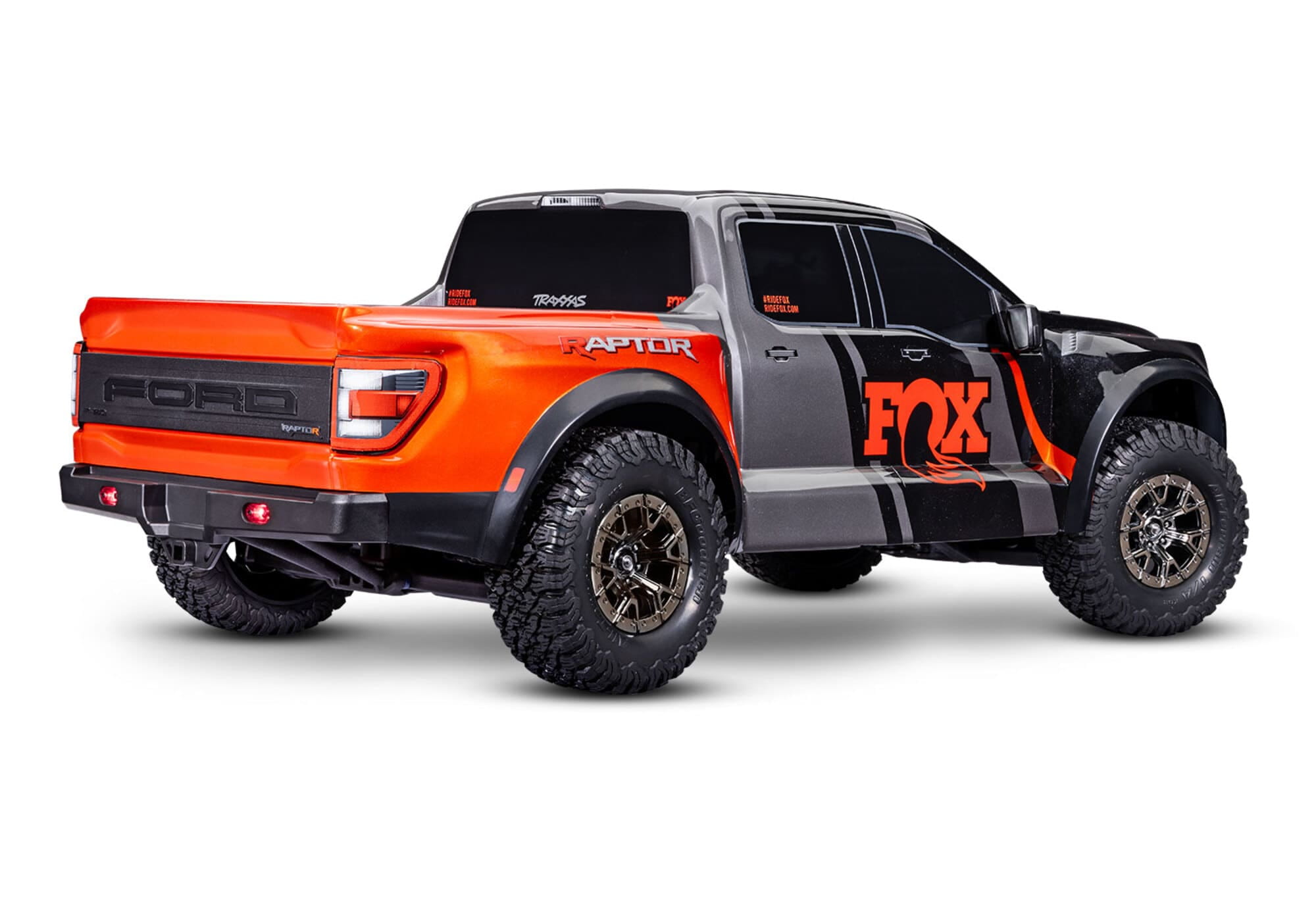 Traxxas Ford Raptor R 4x4 Ultimate RTR Brushless RC Truck Fox Schwarz