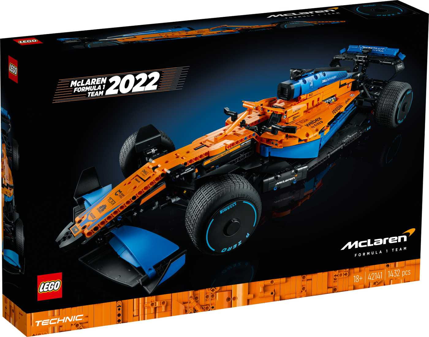 LEGO Technic Racer McLaren 2022 Formel Rennauto LEGO Technic Racer McLaren 2022 Formel Rennauto