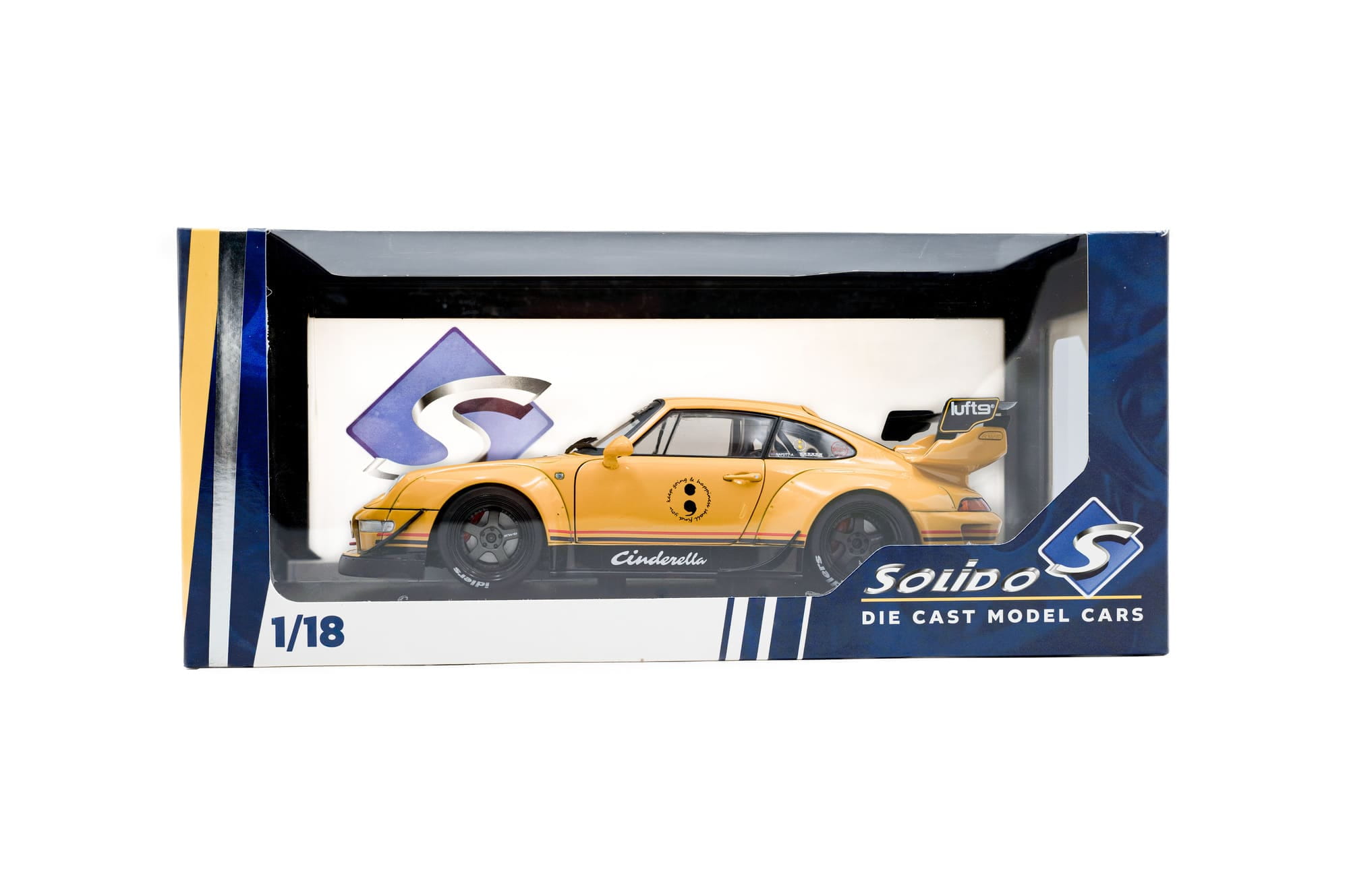 Solido RWB BODYKIT Cinderella Yellow Modellauto 1_18