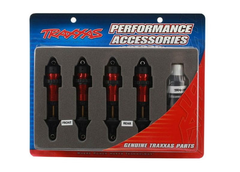 Traxxas GTR Daempfer _rot_ _4_ - RC-Zubehoer