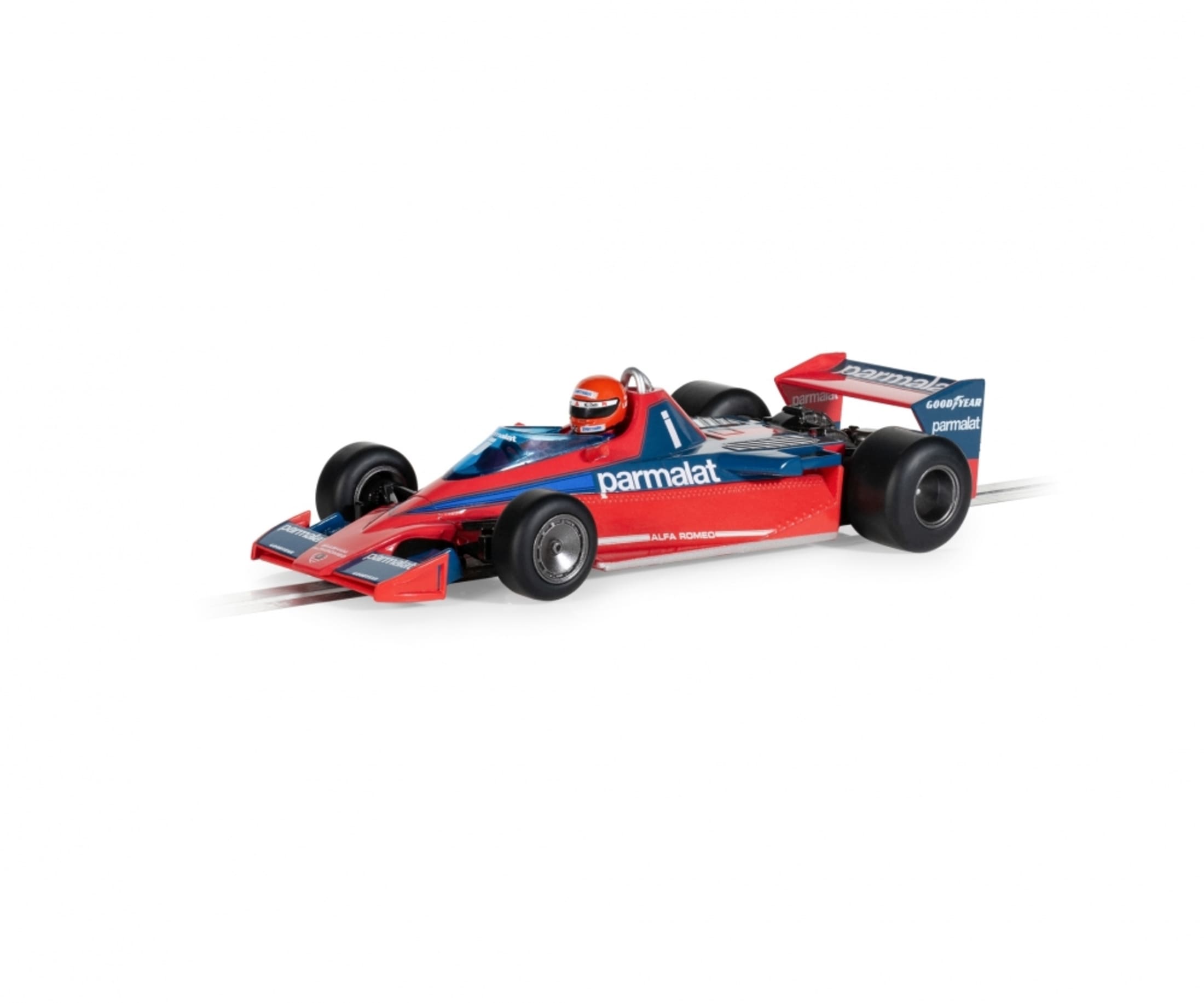 Scalextric 1:32 Brabham BT45 Lauda Itali Slotcar - Rennbahnauto