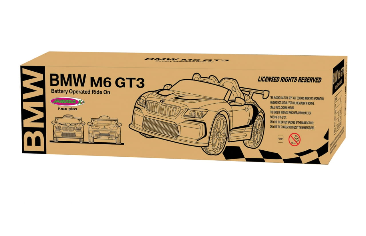 Jamara Ride-on BMW M6 GT3 weiß 12V