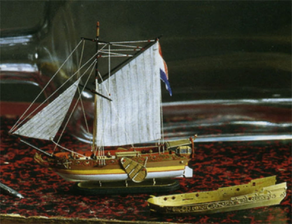 Krick Flaschenschiff Goldene Yacht - RC-Zubehoer
