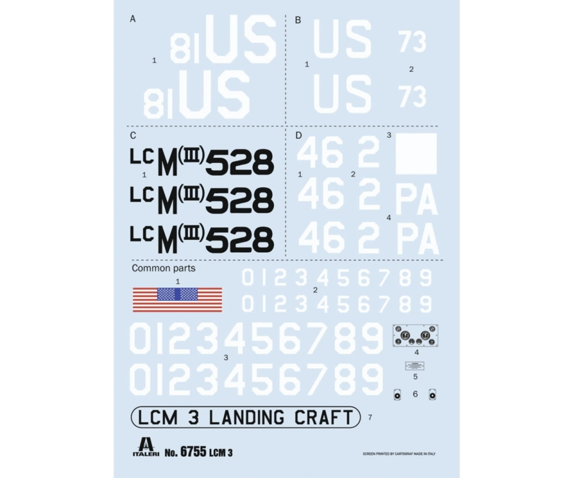 Italeri 1_35 LCM 3 _Landing craft mechanized_ Plastik Modellbausatz - RC-Zubehoer