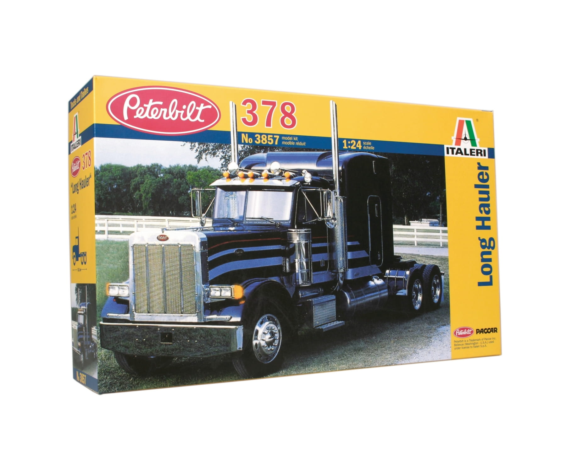 Italeri 1:24 Peterbilt 378 "Long Hauler" Truck Plastik Modellbau Bausatz