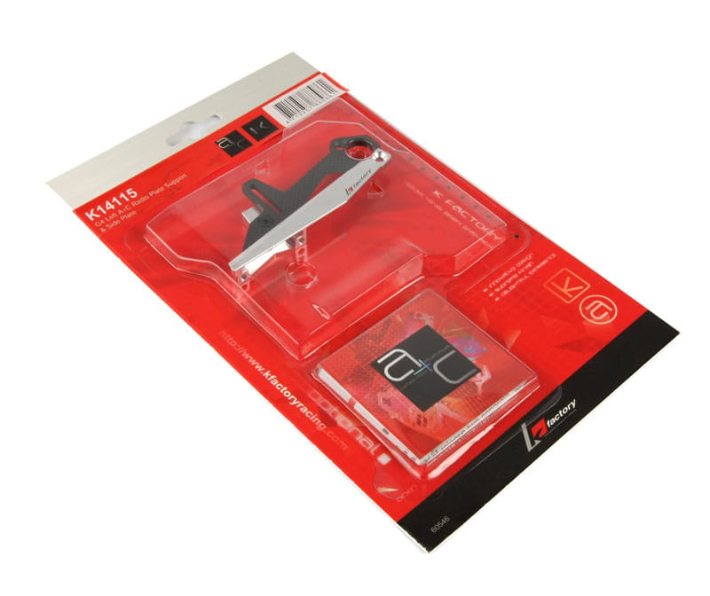 Robitronic G4 Linke A_C Radio Plate Support - Side Plate - RC-Zubehoer