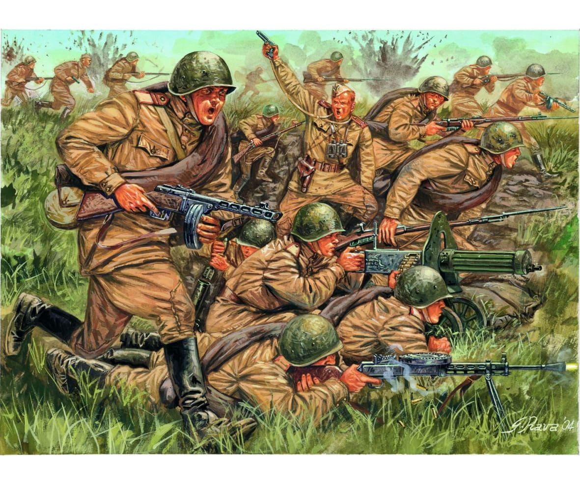 Italeri 1:72 WW2 Russische Infanterie