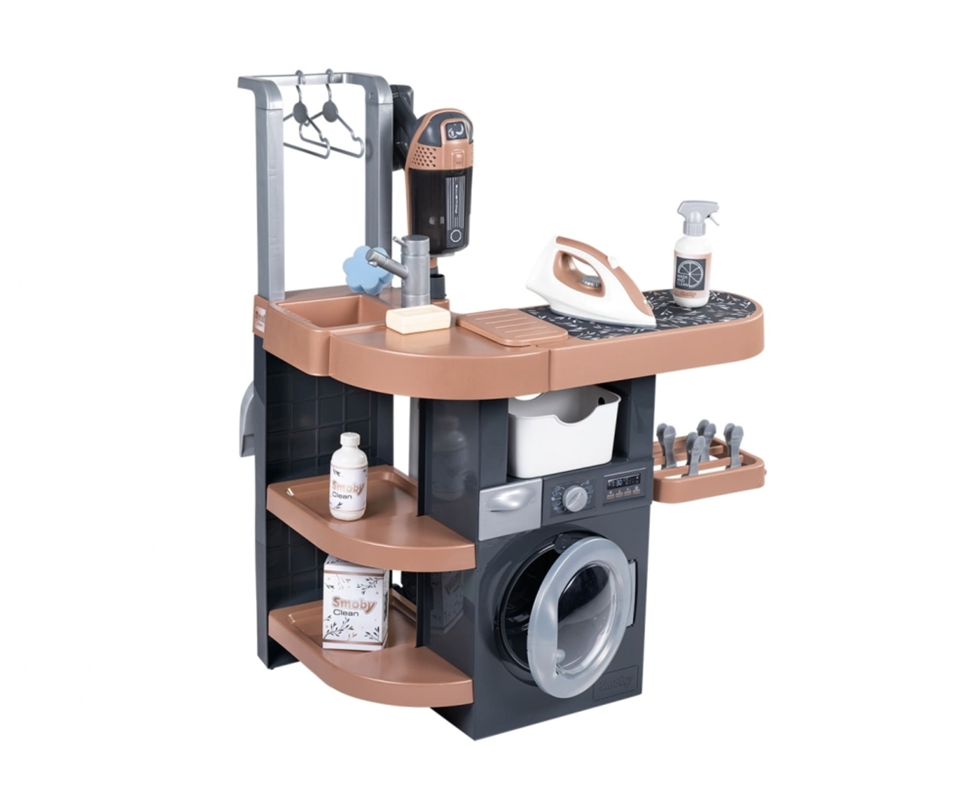 Smoby Rowenta Haushalts-Set Waschkueche