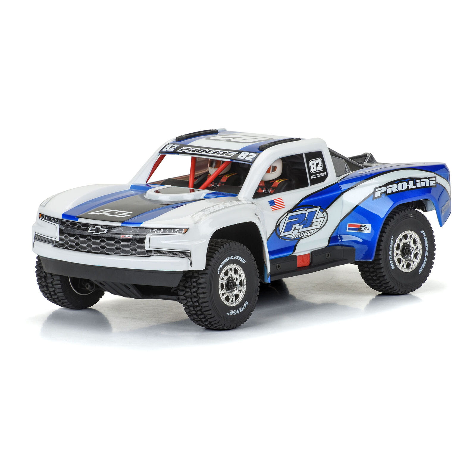 Proline 1_16 Pre-Cut 2019 Chevy Silverado Trophy Truck Unlackiert Karosserie_ GROM - RC-Zubehoer