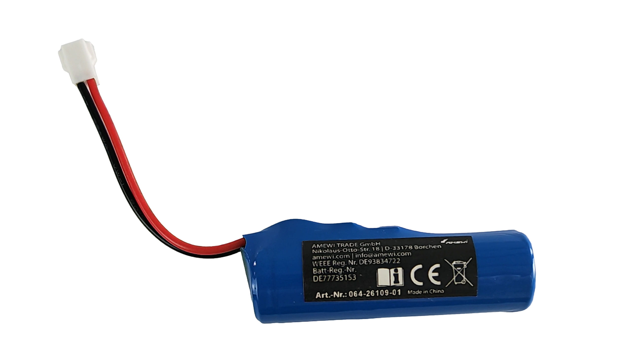 Amewi Li-Ion Akku 1S 3_7V 600mAh_ Molex - RC-Zubehoer