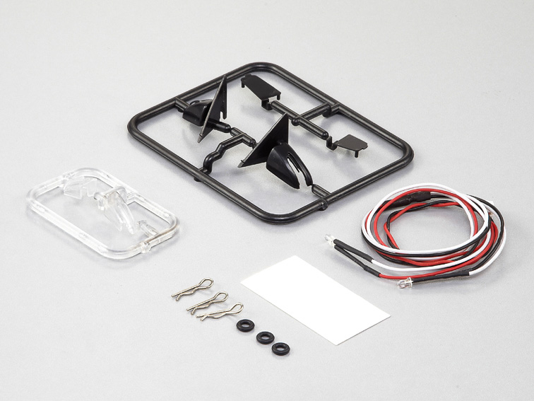 Killerbody Seitliches Rueckspiegel Set _Type-B_ inkl. LED‘s - RC-Zubehoer