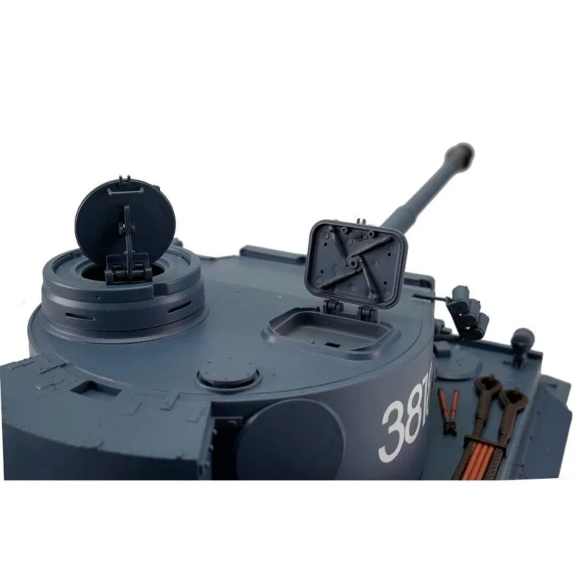 HengLong Tiger 1 Fruehe Ausfuehrung RC Panzer 1_16 BB_IR Metallketten Panzergrau
