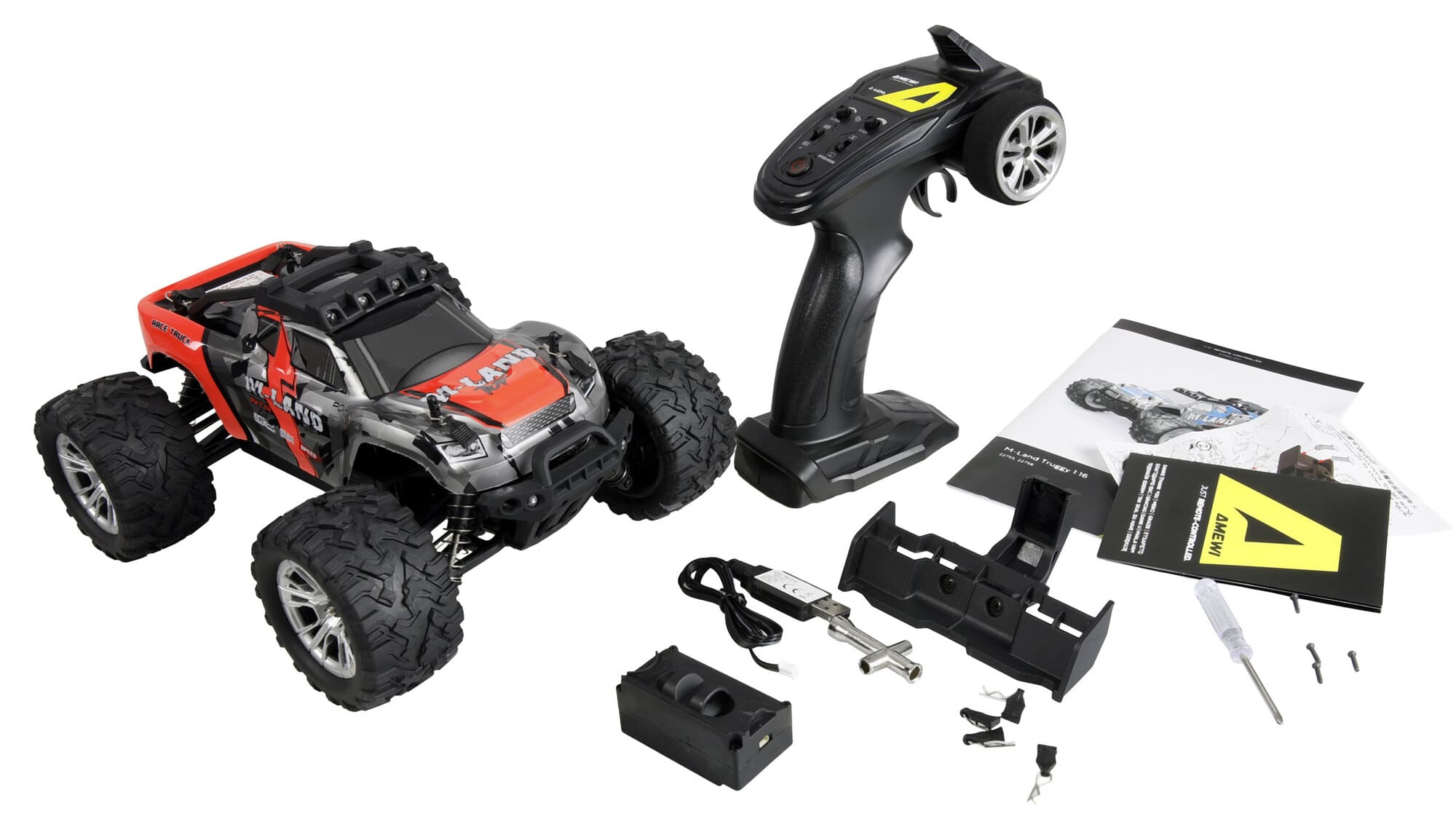 Amewi M-Land Truggy RC Auto 4WD 1_16 RTR rot