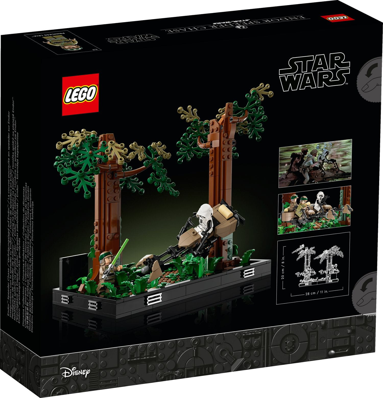 LEGO Star Wars™ Verfolgungsjagd auf Endor™ Diorama