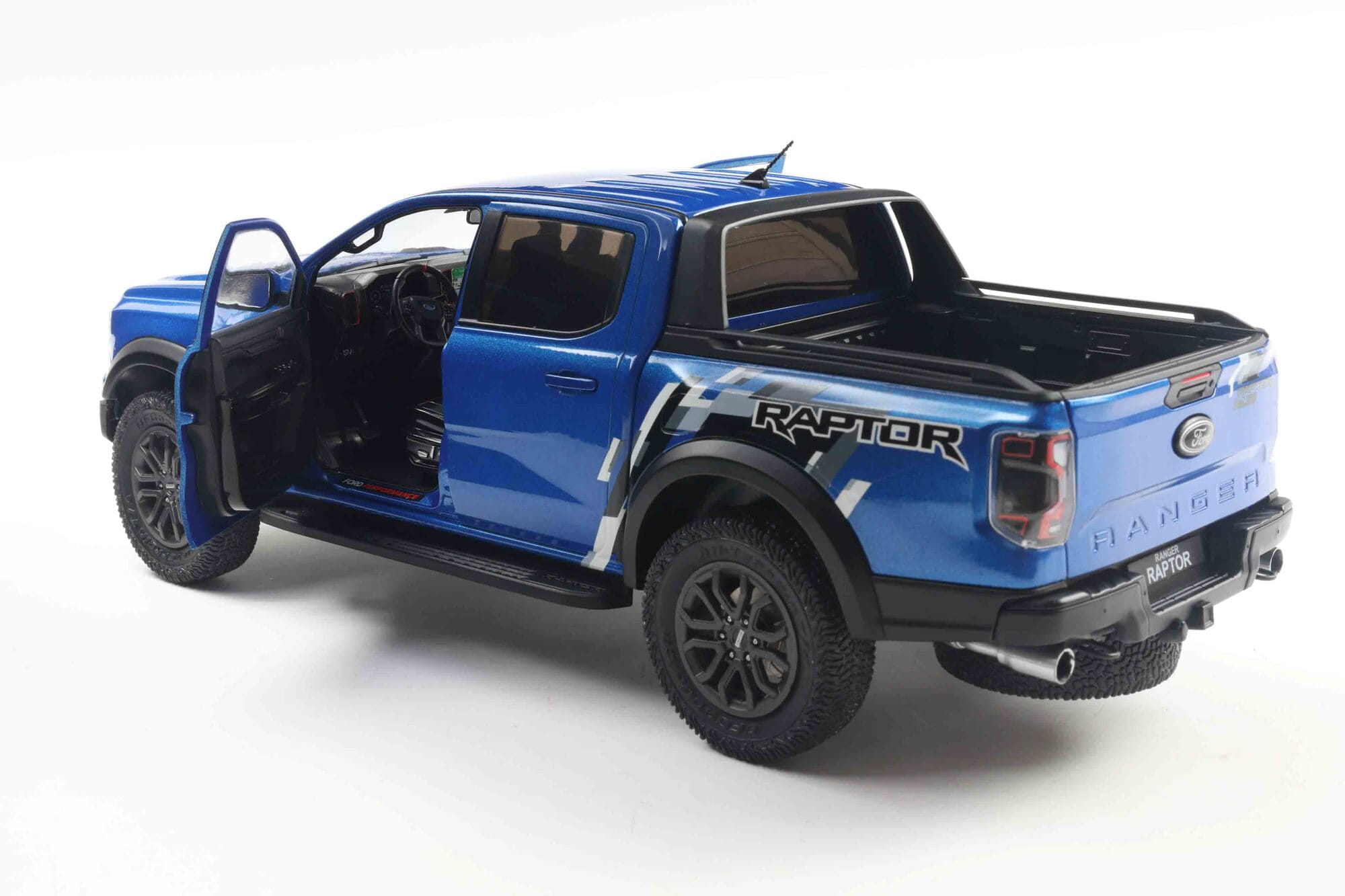 Solido 1_18 Ford Ranger Raptor blau 2024 Standmodellauto
