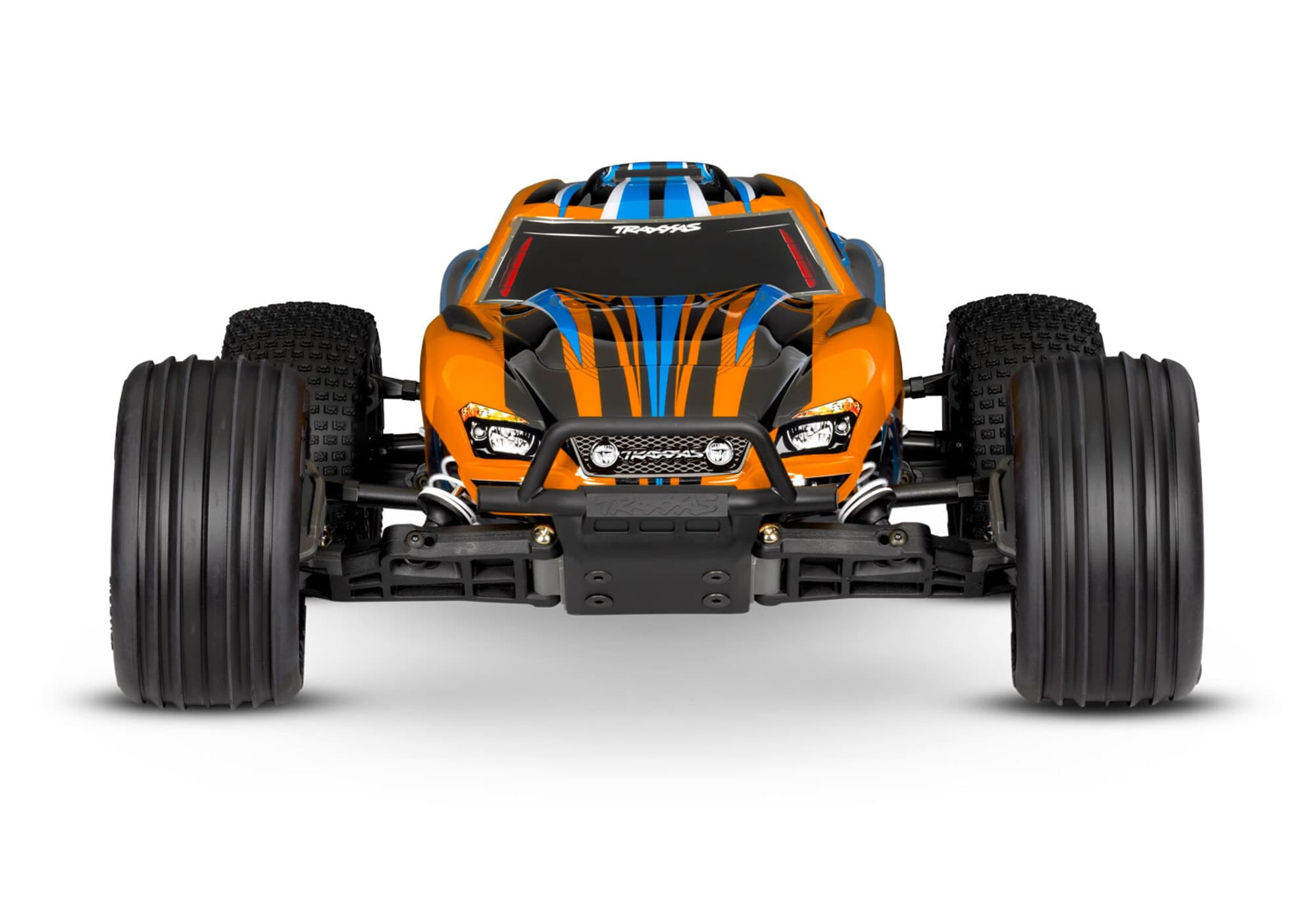 Traxxas Rustler 2WD Orange RTR mit Akku und Lader