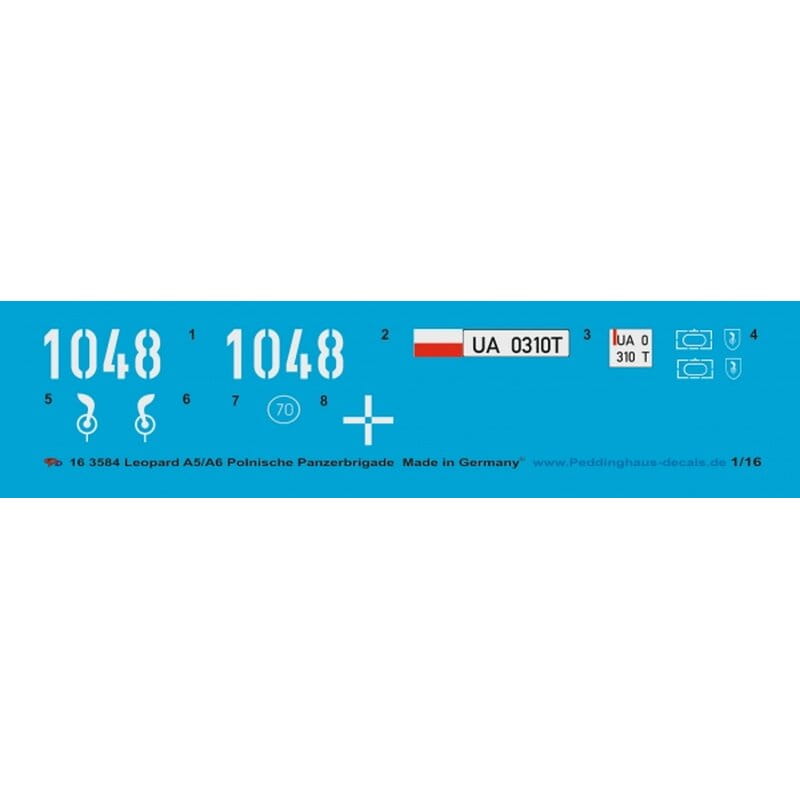 Torro Leopard A5_A6 Polnische Panzerbrigade - RC-Zubehoer