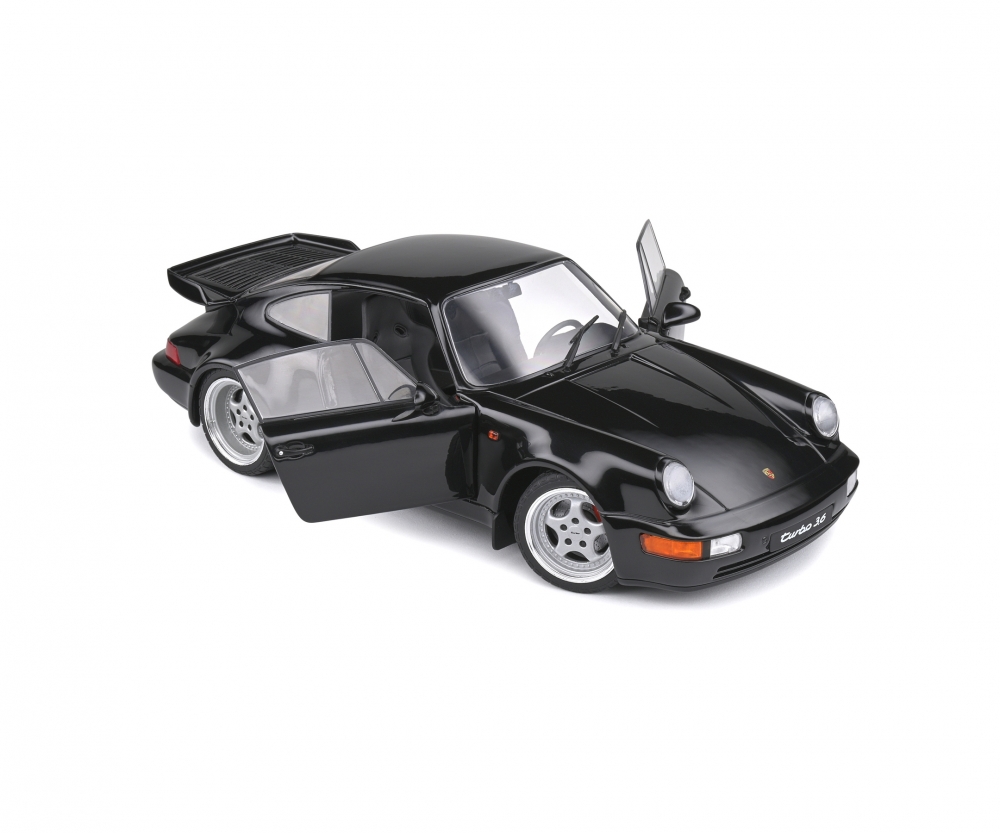 Solido Modellauto Porsche 911 964 Turbo 1_18 in Schwarz 1993