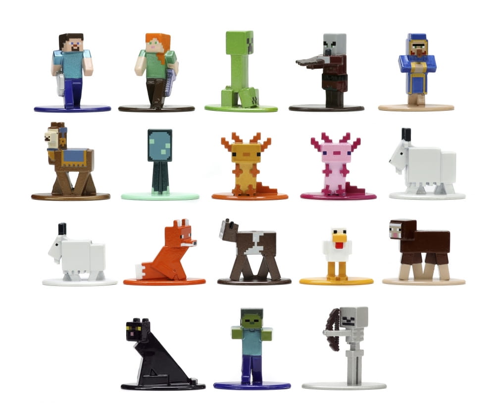Jada Minecraft Multi Pack Nano Figures,Wave 8