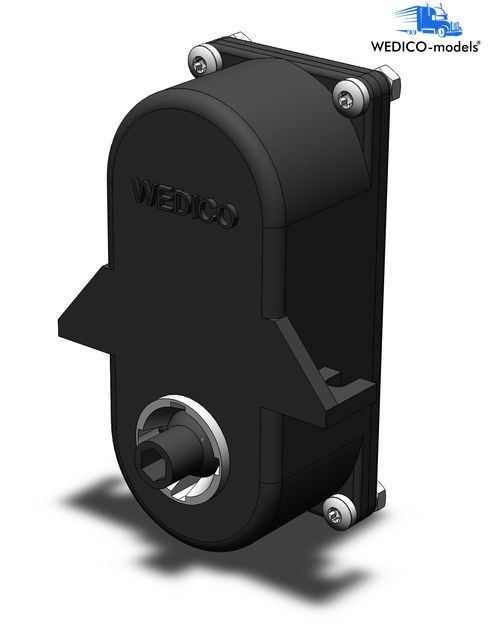 Wedico Getriebe 5,6:1 für Bühler-Motor