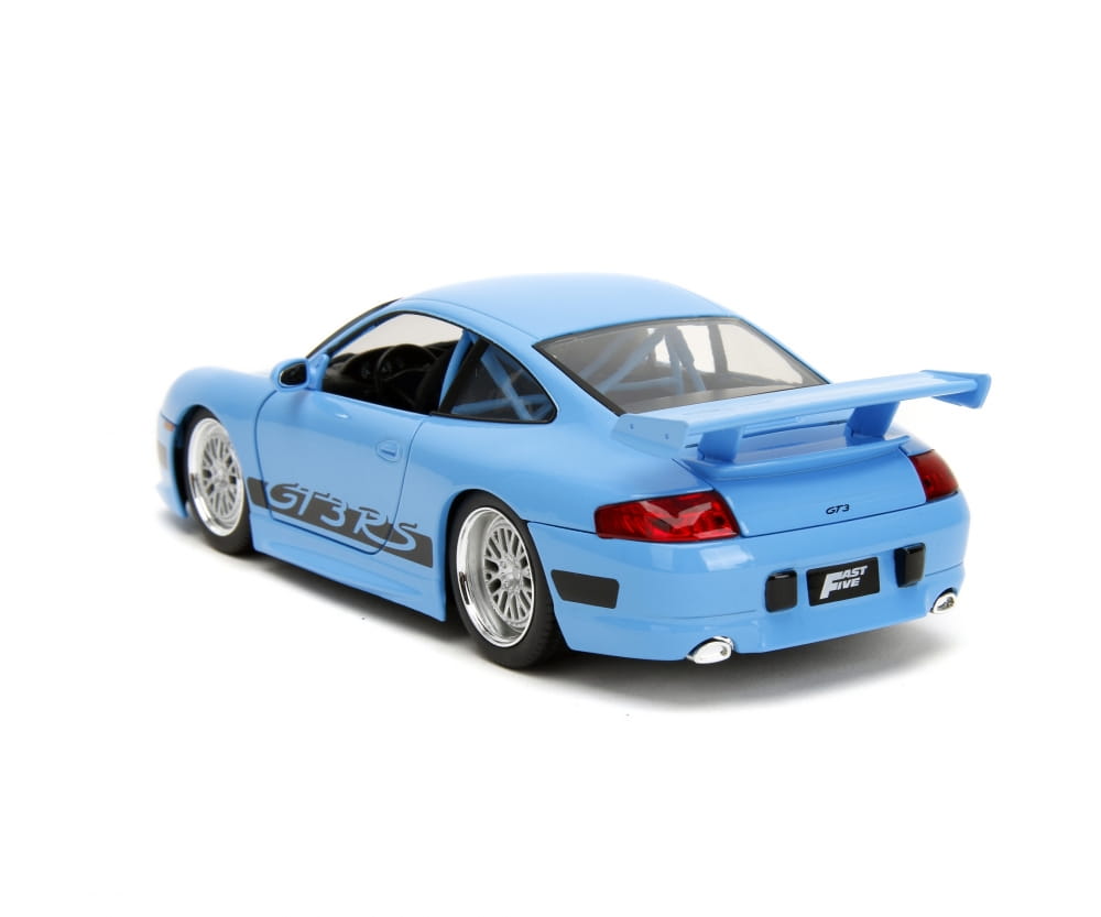 Jada Toys Fast _ Furious Brian’s Porsche 911 GT3 RS Modellauto 1_24 hellblau_