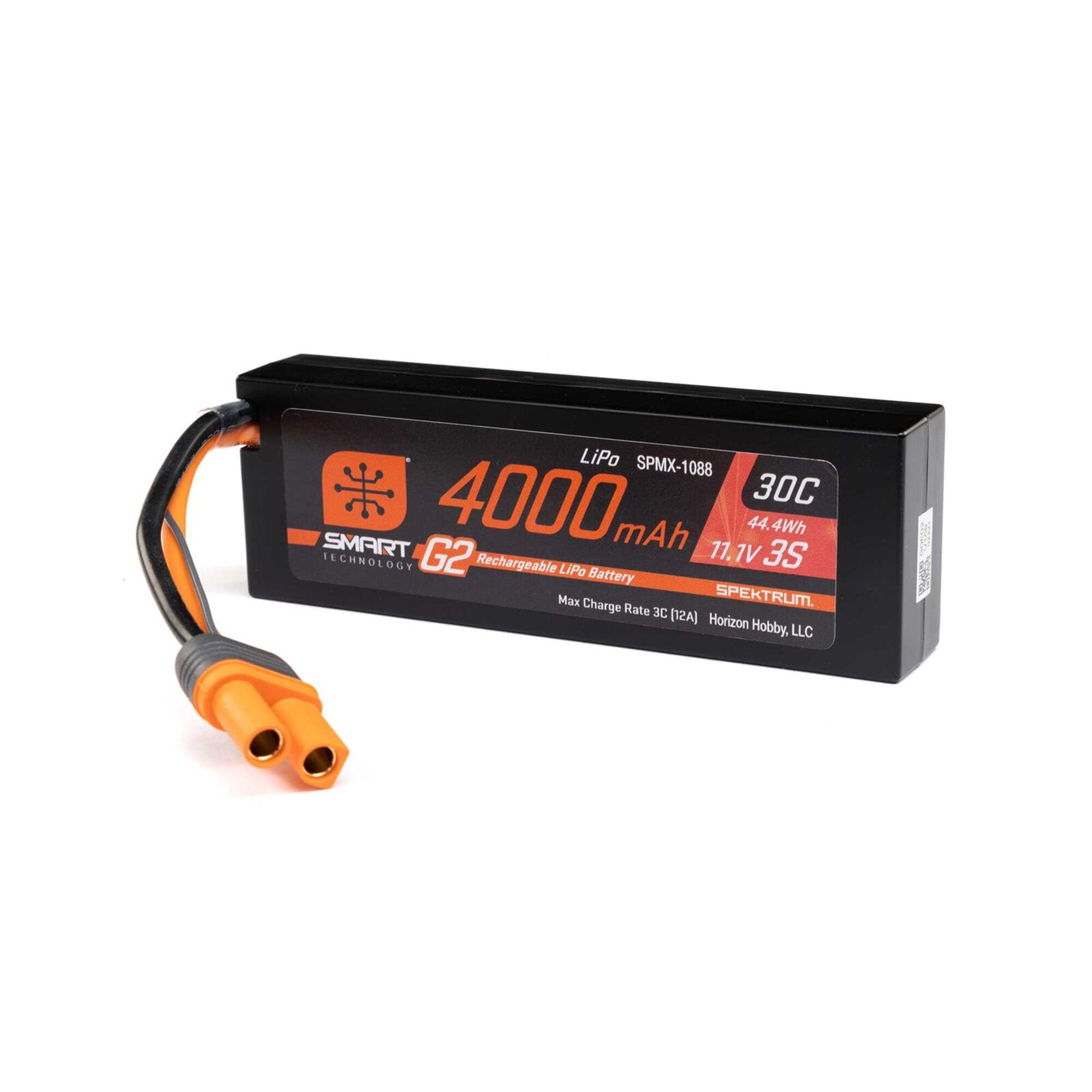 Spektrum Smart G2 3S 4000mAh LiPo Akku IC5 Hardcase