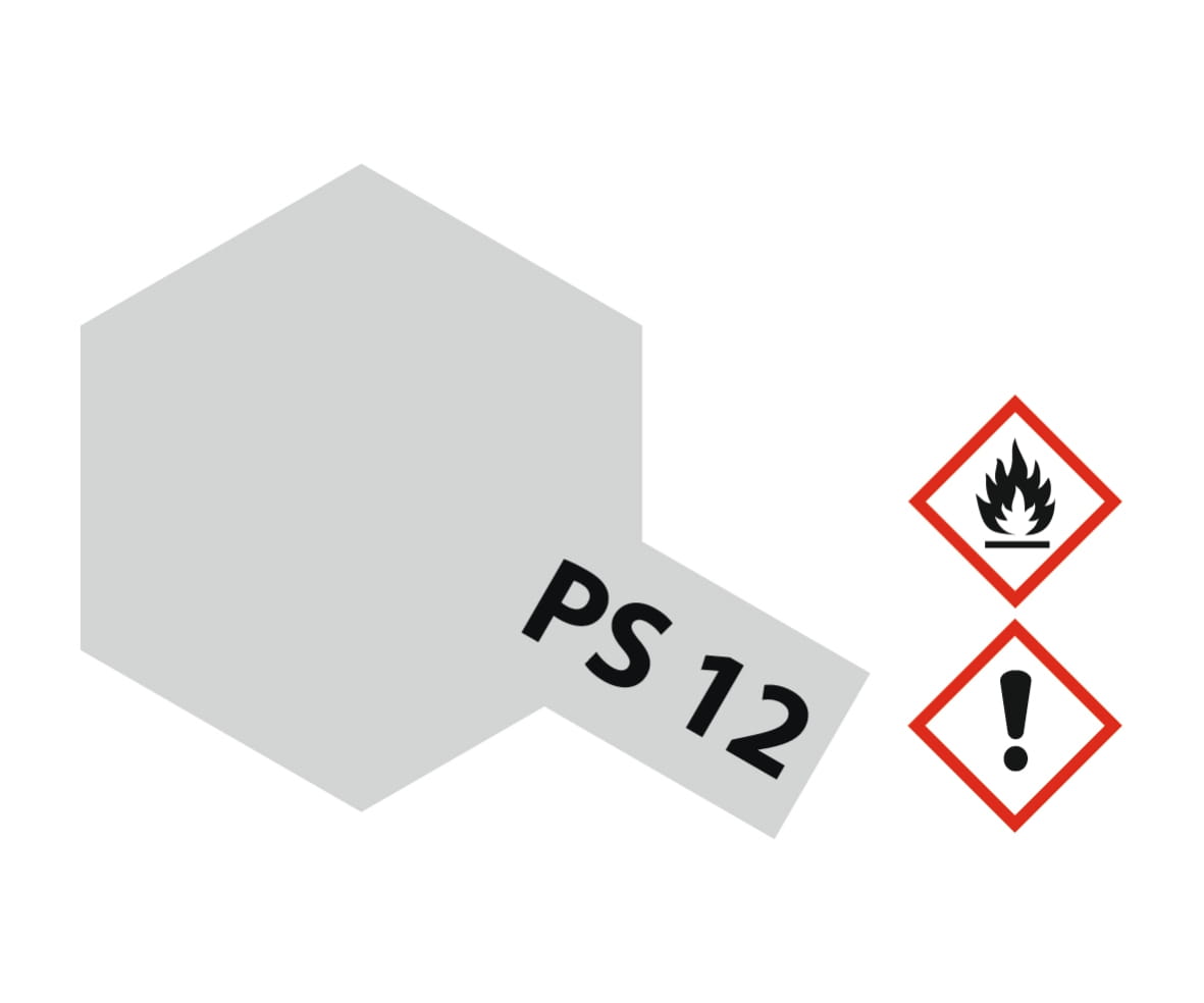 Tamiya PS-12 SILBER Sprühfarbe 100ml für Polycarbonat ( Lexanfarbe )