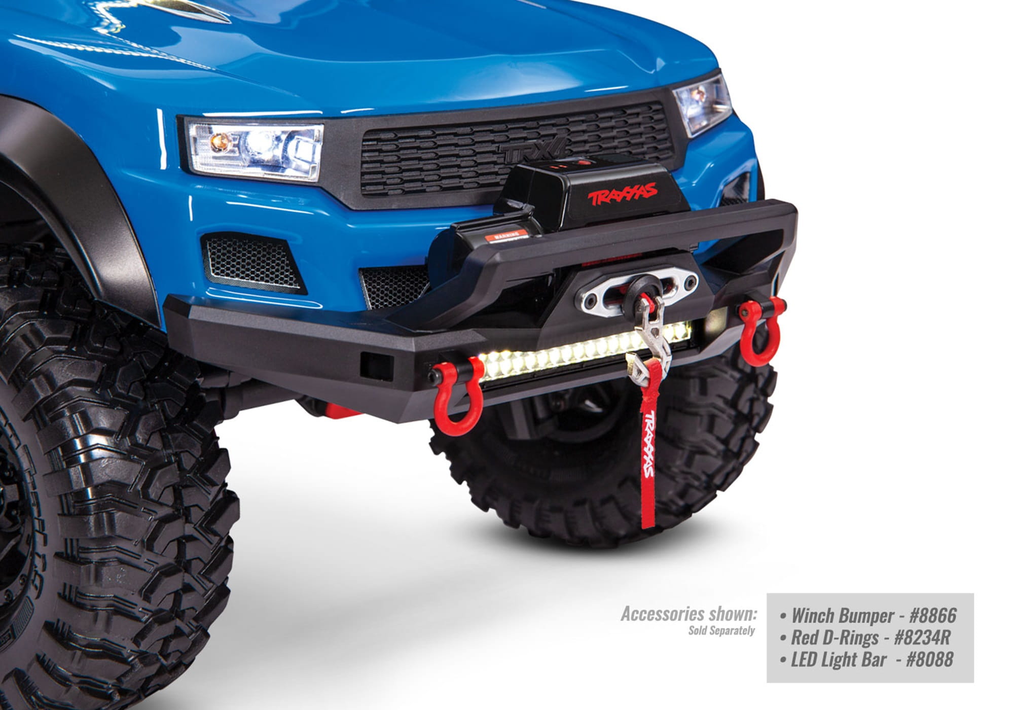 Traxxas Pro Scale Seilwinde Kit fuer TRX-4 und TRX-6 mit Fernbedienung