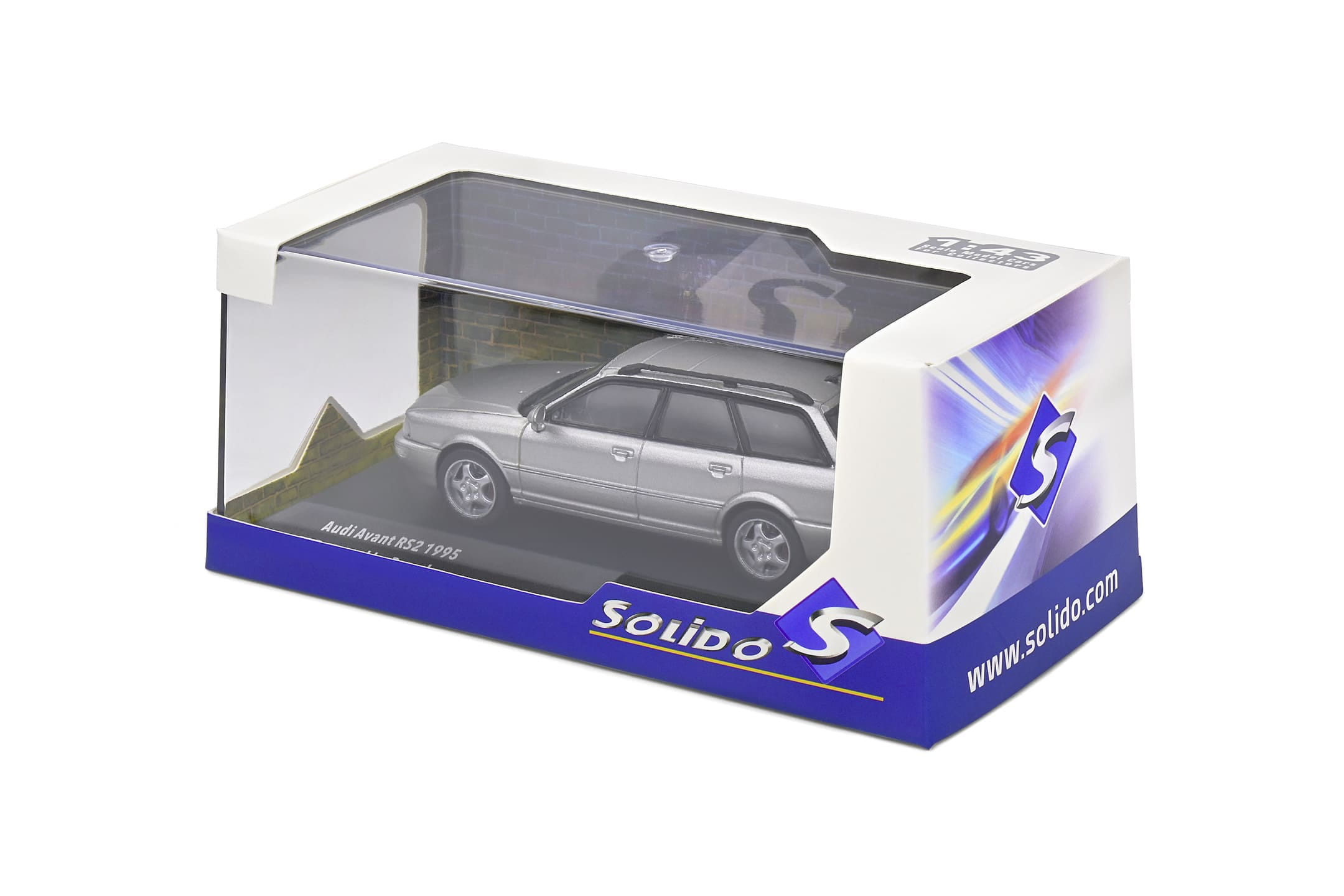 Solido 1_43 Audi Avant RS2 Polar Silber Modell im Detail