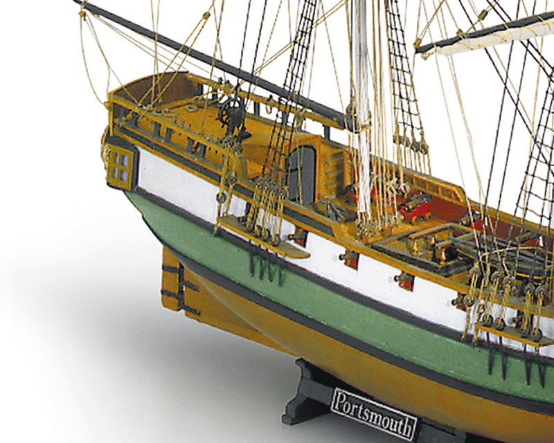 Mamoli Portsmouth Handelsschiff 1:64 Holz Bausatz
