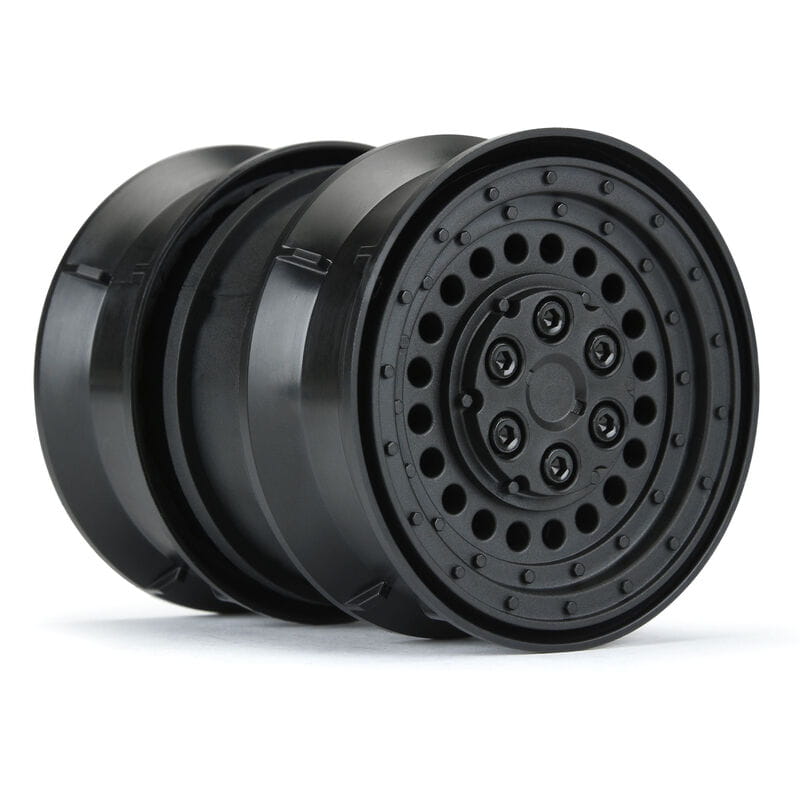 Proline Carbine 1.9 Black Dually Wheels for Crawlers F_R - RC-Zubehoer