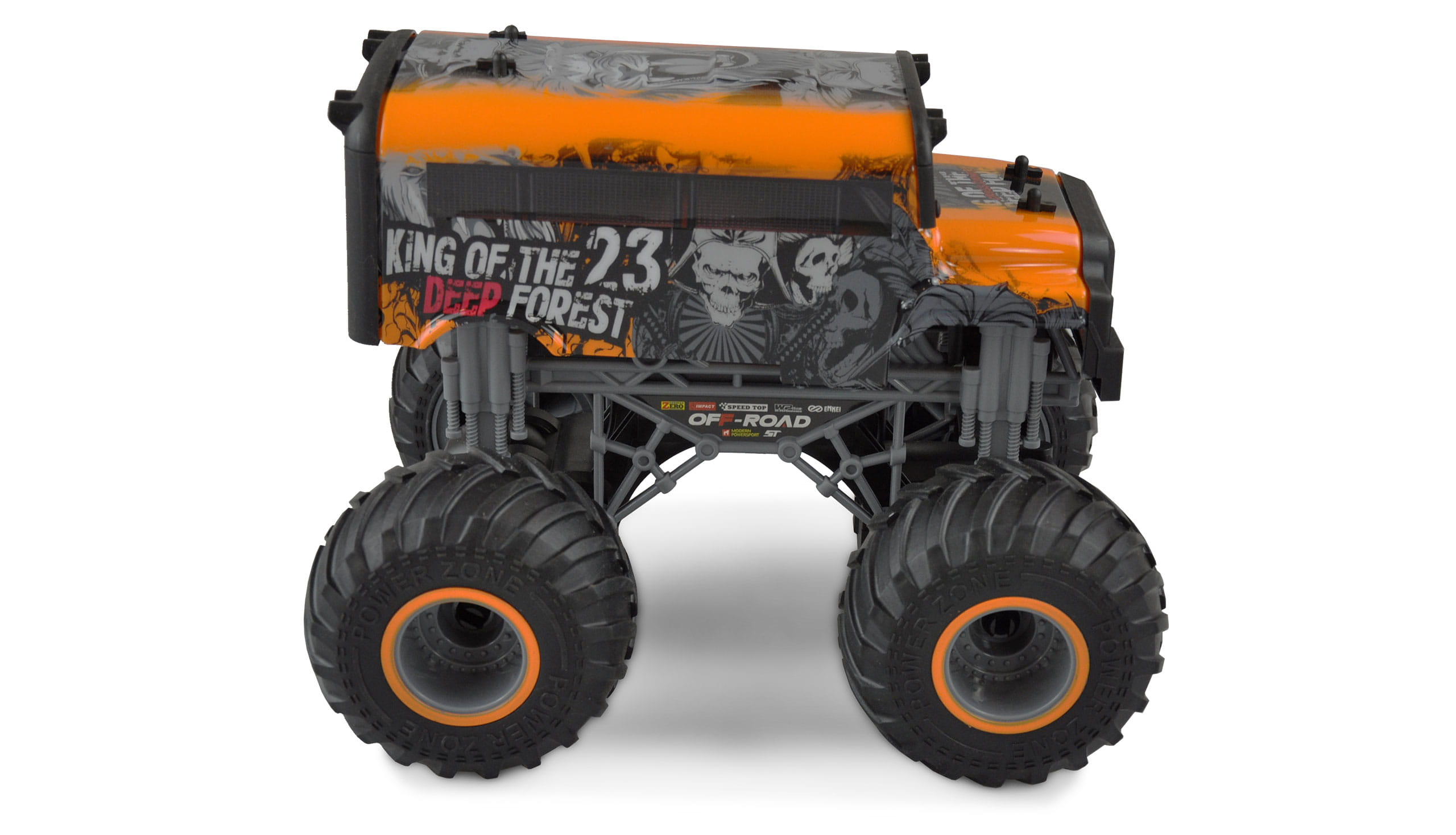 Amewi RC Auto Crazy SchoolBus Monster Truck 1:16 RTR gelb