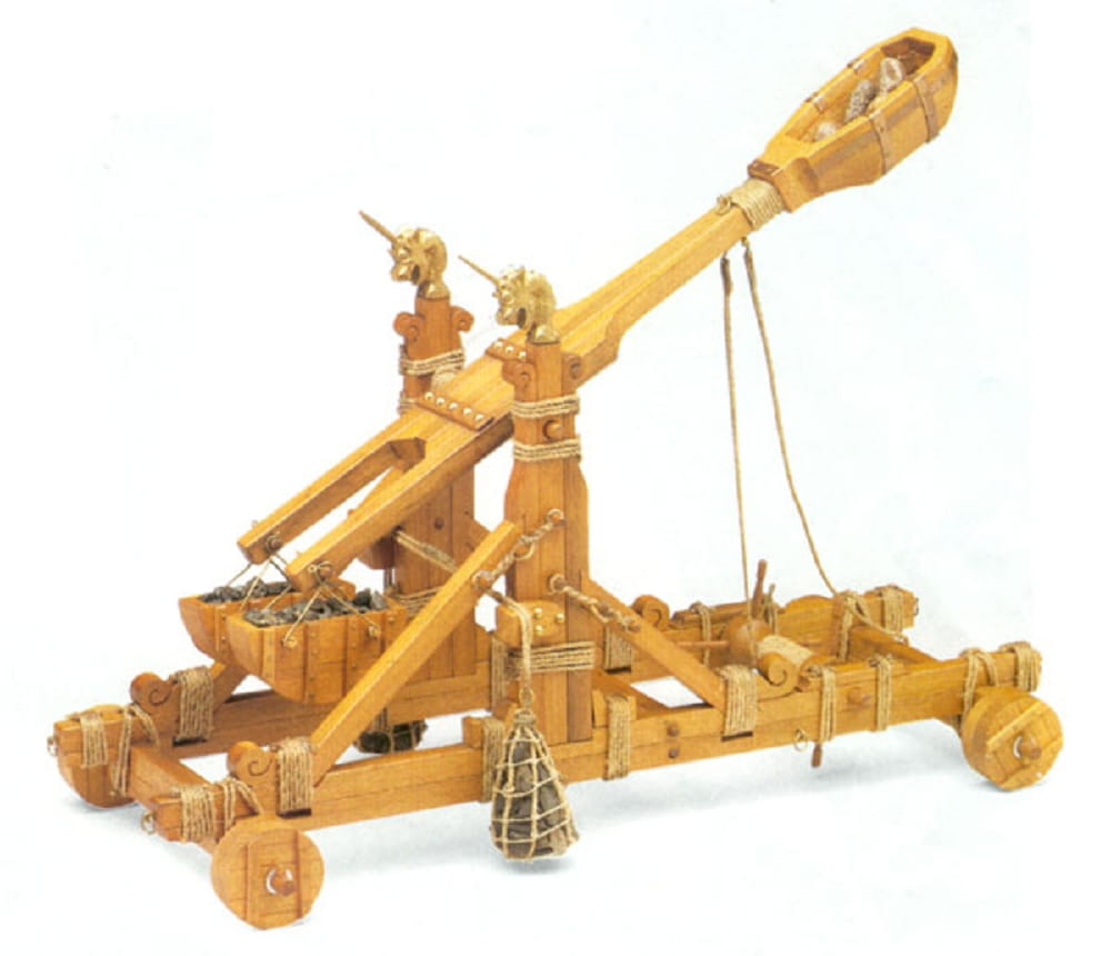 Normannisches Katapult Bausatz 1_12 - Historisches Modell