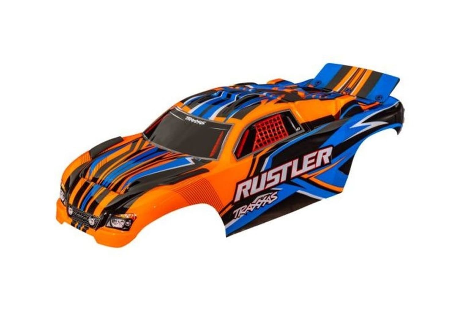 Traxxas Karosserie Rustler orange clipless - RC-Zubehoer