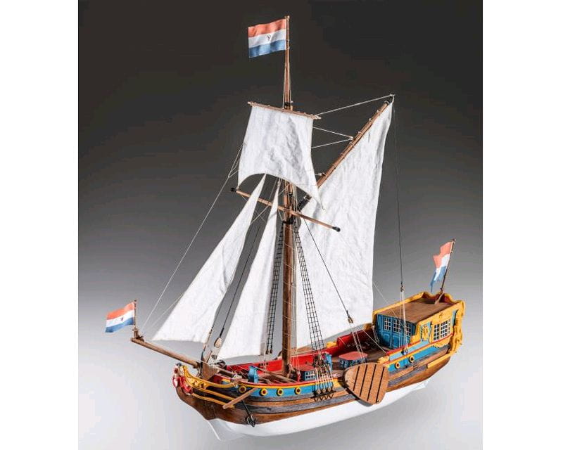 Krick Holländische Staats Yacht Statenjacht 1:48 Holz Baukasten