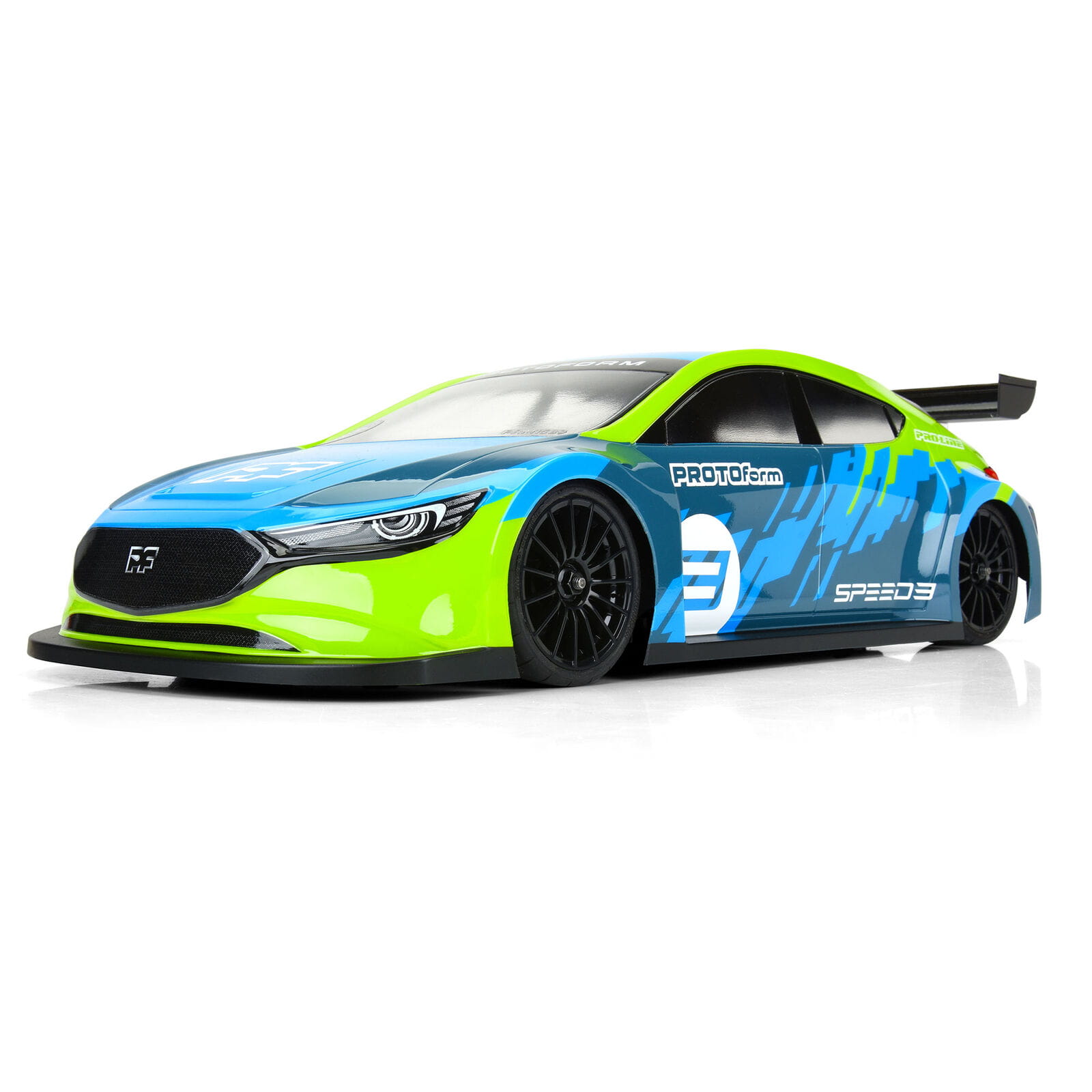 Protoform 1_10 Speed3 Karosserie unlackiert fuer 190mm FWD TC - RC-Zubehoer