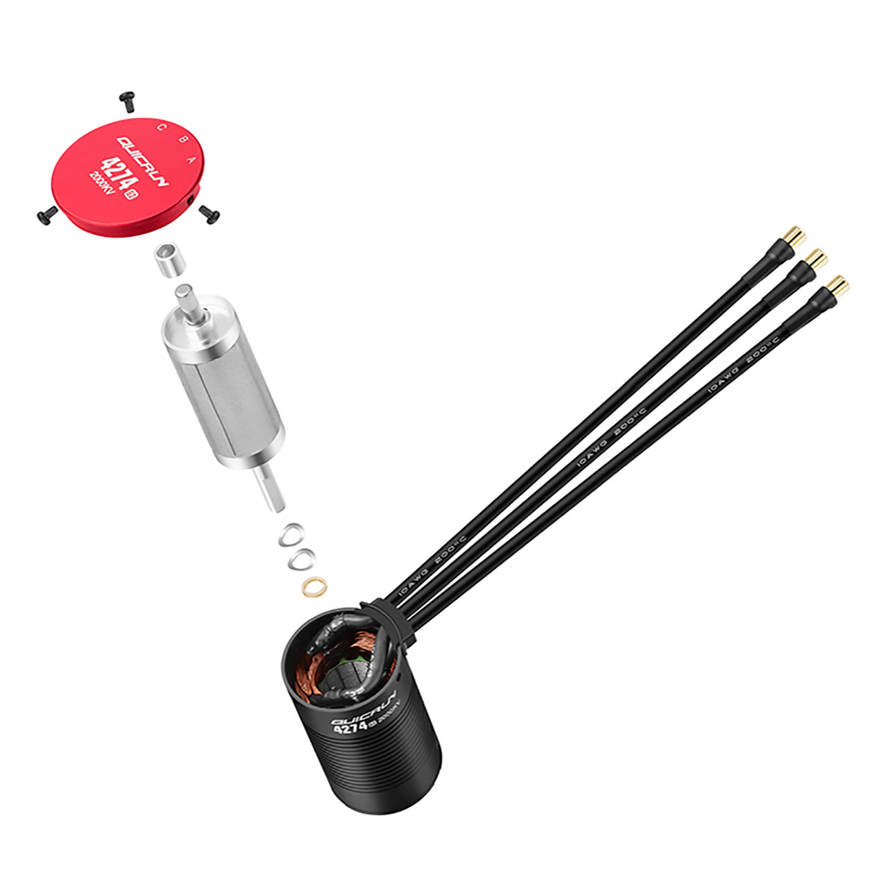 Hobbywing QuicRun 4274SL G2 2000kV Brushless Motor - RC-Zubehoer