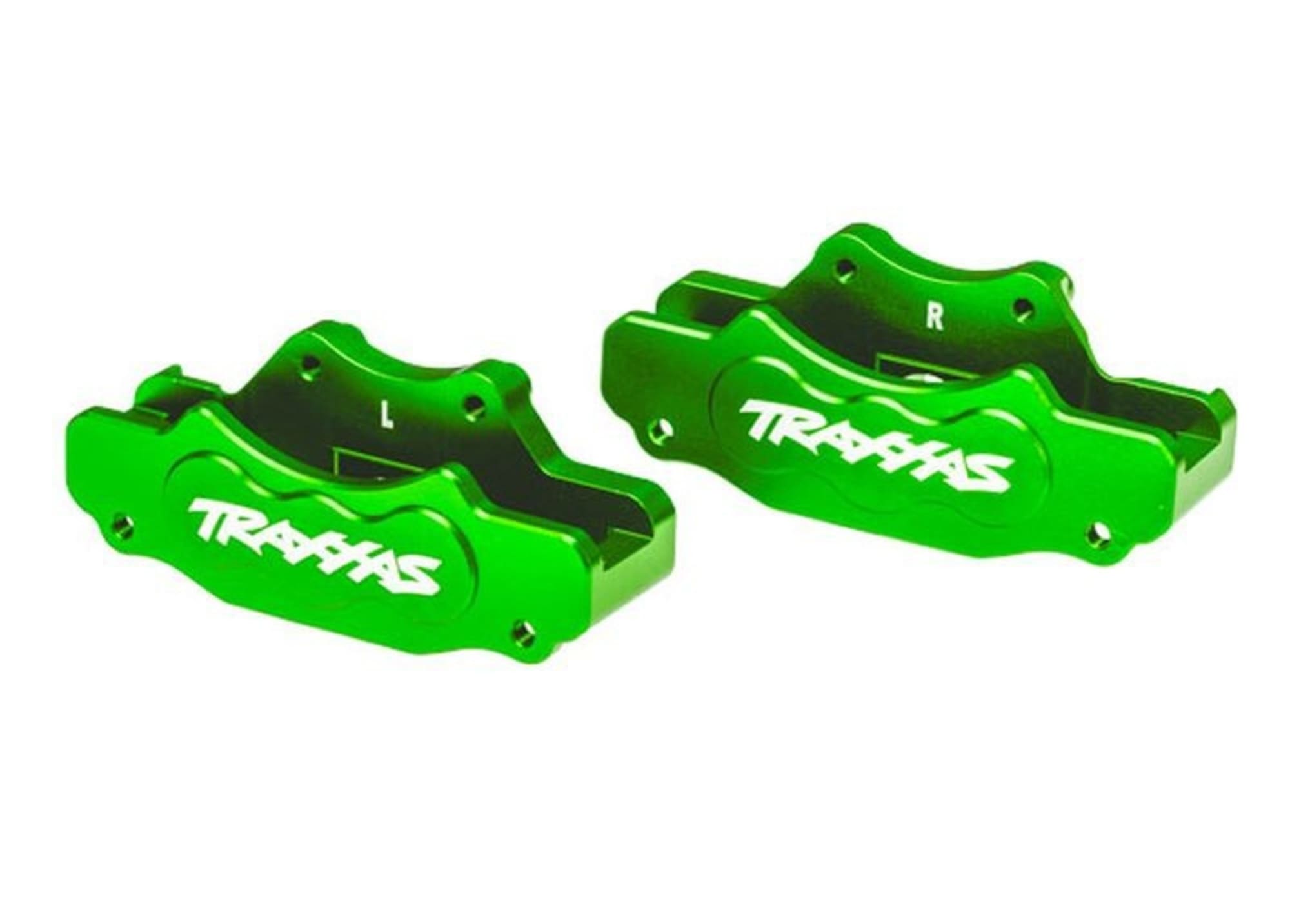 Traxxas Bremssattel vo li_re gruen fuer Funco fuer RC Modelle