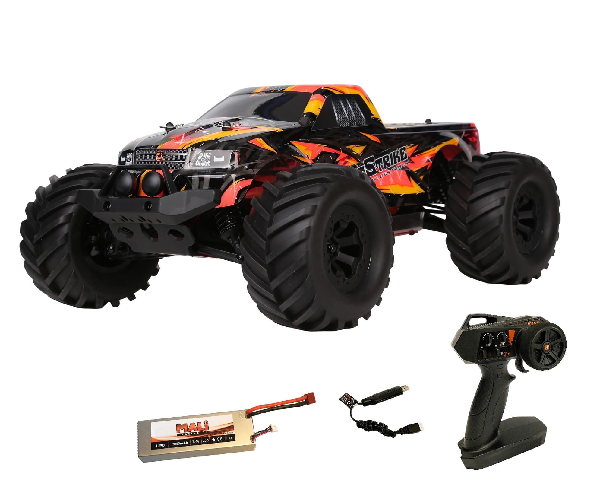 DF Models HotStrike RC Monstertruck 1_10 Brushless RTR