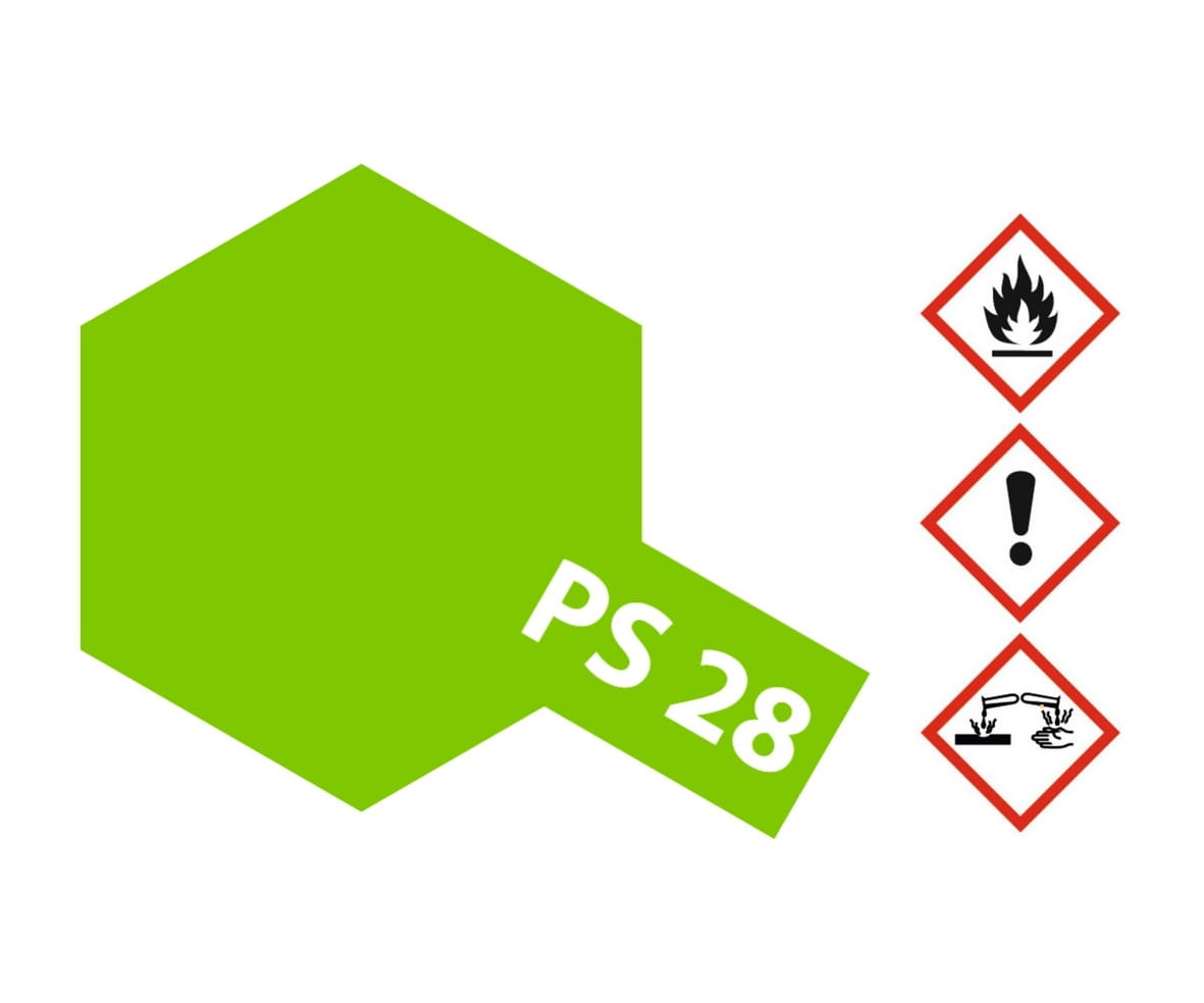 Tamiya PS-28 Neon Grün Sprühfarbe 100ml für Polycarbonat ( Lexanfarbe ) Tamiya PS-28 Neon Grün Sprühfarbe 100ml für Polycarbonat ( Lexanfarbe )
