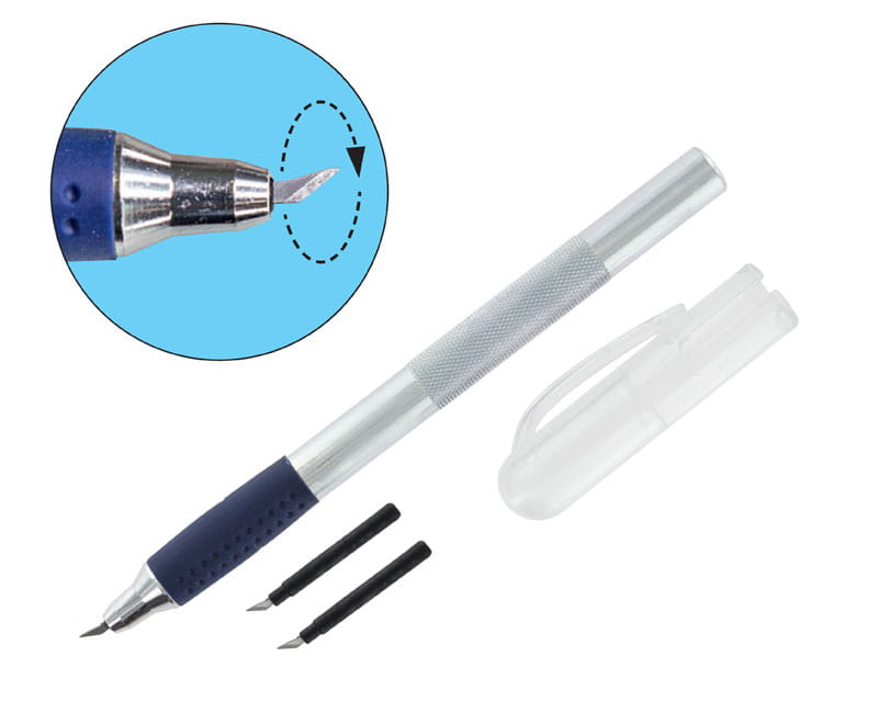 Modelcraft Messer mit drehbarer Klinge und Softgriff