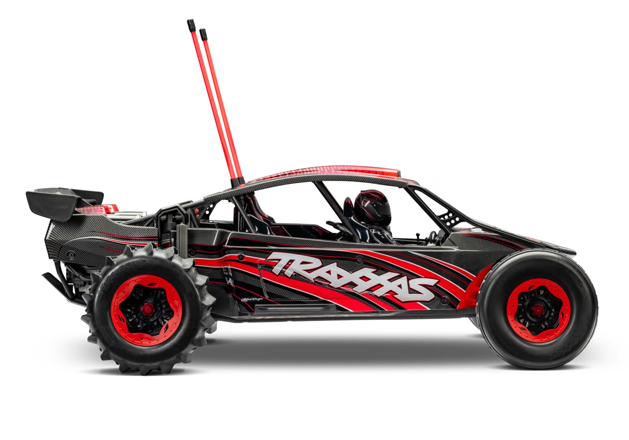 Traxxas Funco RWD 8S VXL Sand Car 1_6 RTR Brushless_ 88_ km_h_ Pro Scale Modell Rot Traxxas Funco RWD 8S VXL 1_6 Sand Car RTR Brushless Hochleistungs-RC Offroad-Modell in Rot