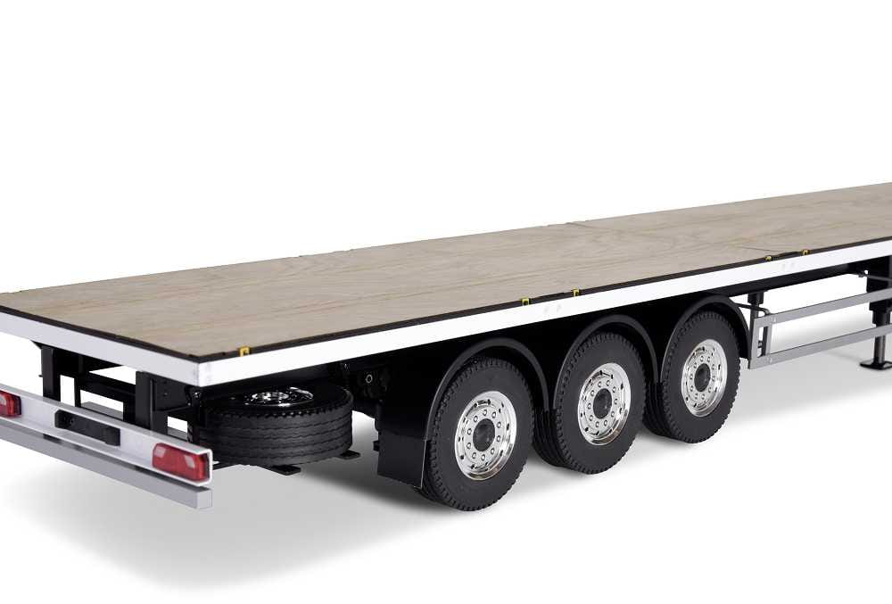 Carson RC Truck Anhänger 1:14 3-Achs Flachbettauflieger III Stahl Carson RC Truck Anhänger 1:14 3-Achs Flachbettauflieger III Stahl