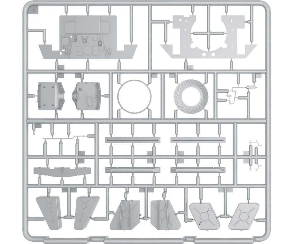 Plastikmodellbau von Miniart 1-35 t 34 motor v 2 34 m getriebeb