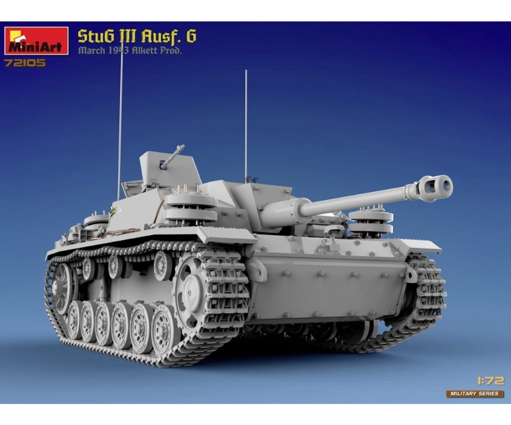 MiniArt 1:72 StuG III Ausf. G Prod. M Plastik Modellbausatz