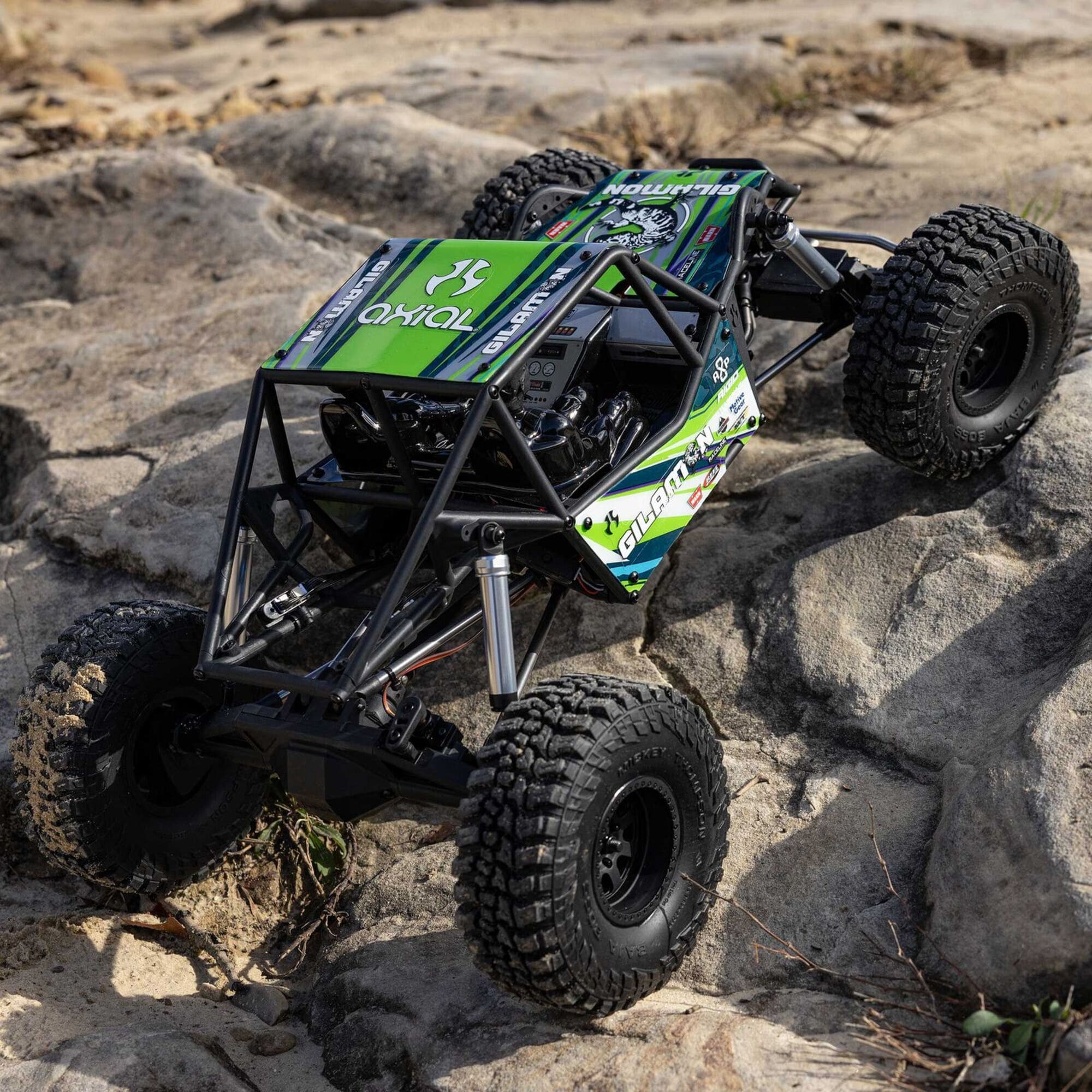 Axial AXP8 Gilamon 2.2 4X4 RTR Trail Buggy in Gruen_ High-Performance Rock Crawler
